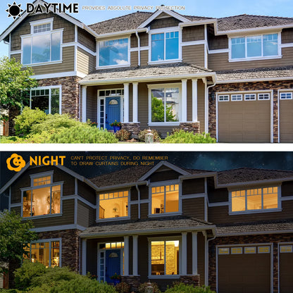 Anti-Peeping One-Way Window Film, Sun Block Privacy Sticker🏠