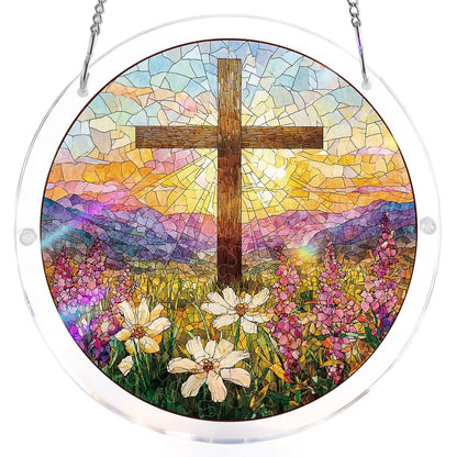 Vivifygrow — Garden of Holy Light Light Suncatcher-Acrylic Window Art — product image 5