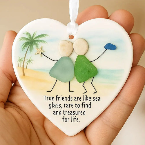 Vivifygrow — True Friendship Sea Glass Ornament — product image 1