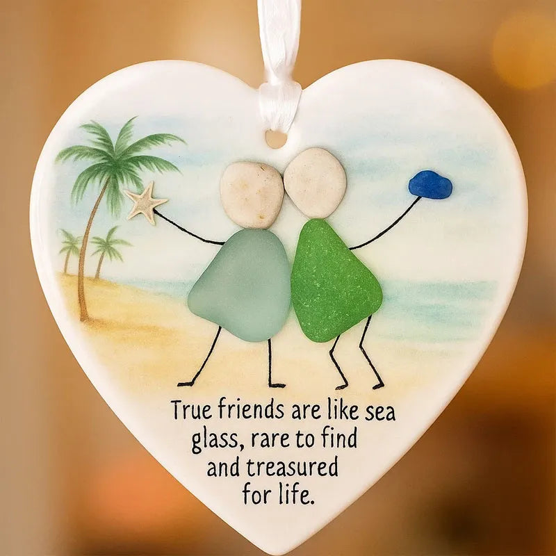 Vivifygrow — True Friendship Sea Glass Ornament — product image 2