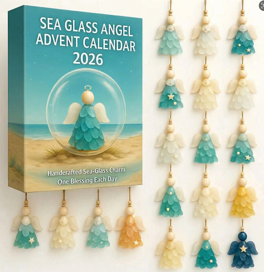 Vivifygrow — Sea Glass Angel Advent Calendar 2026 – 24 Blessings to Brighten Your Season — product image 1