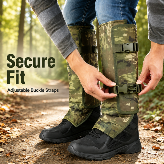 Adjustable Outdoor Snake-Resistant Leg Gaiters