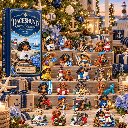 🌭 Ride the Coastal Waves: 24 Days by the Sea — Dachshund Coastal Heritage Advent Calendar 2026