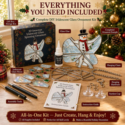 3D Christmas Iridescent Suncatcher DIY Kit