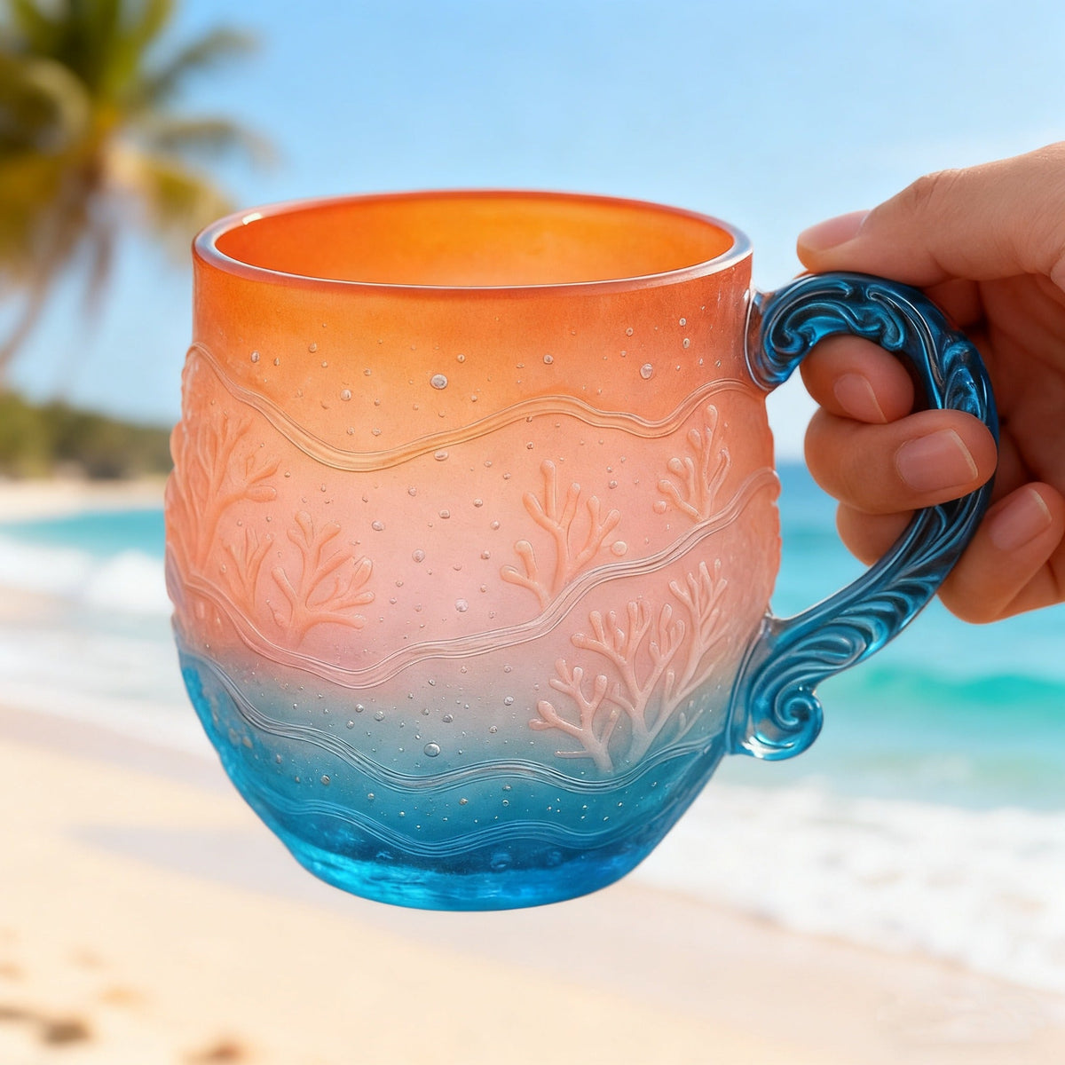 Vivifygrow — Sea Glass Wave Mug — product image 4