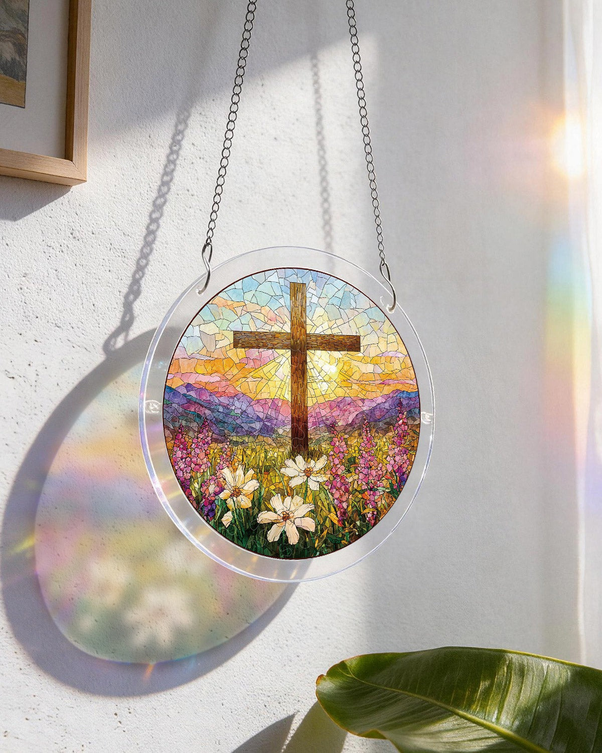 Vivifygrow — Garden of Holy Light Light Suncatcher-Acrylic Window Art — product image 3