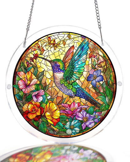 Vivifygrow — Acrylic Jigsaw Puzzle Suncatcher - Hummingbird Bloom — product image 8