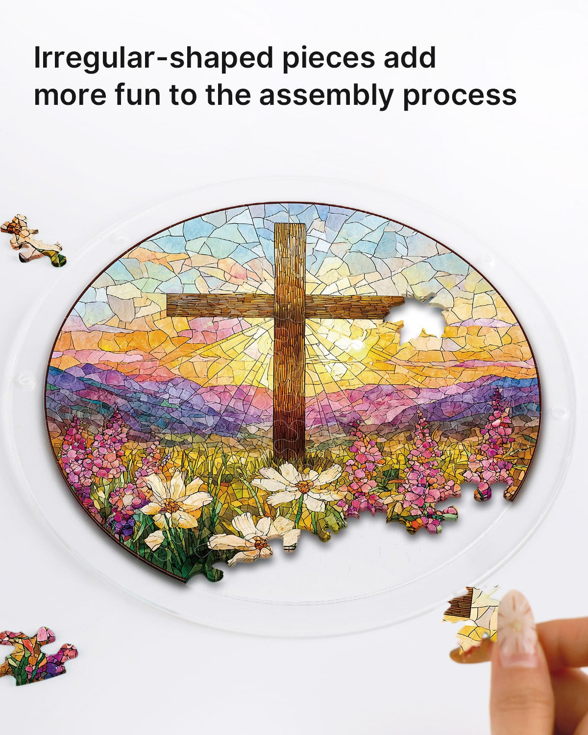 Vivifygrow — Garden of Holy Light Light Suncatcher-Acrylic Window Art — product image 2