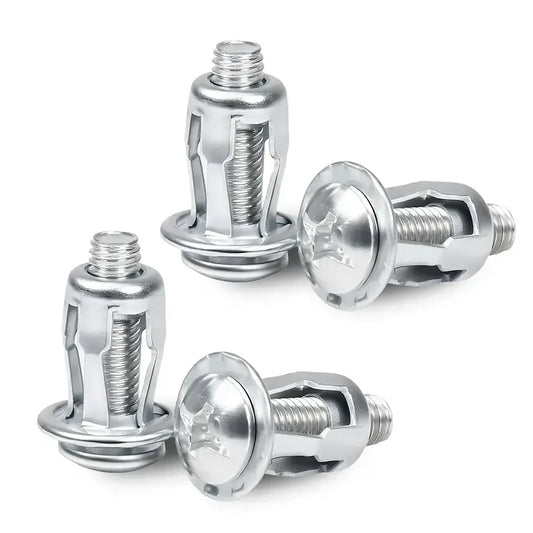Carbon Steel Button Rivet Locking Nut Set – M4/M5/M6