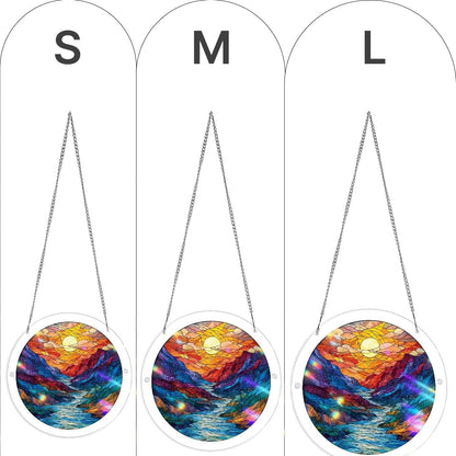 Vivifygrow — Glazed Mountain Moon Light Suncatcher-Acrylic Window Art — product image 7