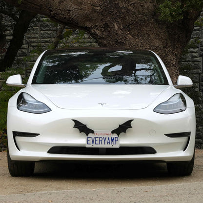 3D Bat Wings License Plate Decoration – Spooky Halloween Car Accessories, Gothic License Plate Frame Decor