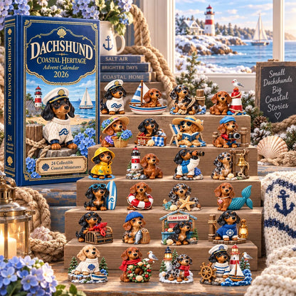 🌭 Ride the Coastal Waves: 24 Days by the Sea — Dachshund Coastal Heritage Advent Calendar 2026