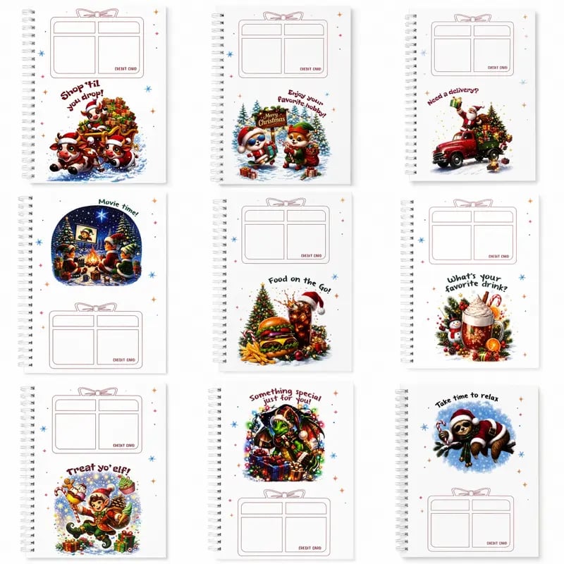 🔥Only $6.99 Last Day Promotion!🎄Christmas Gift Card Book