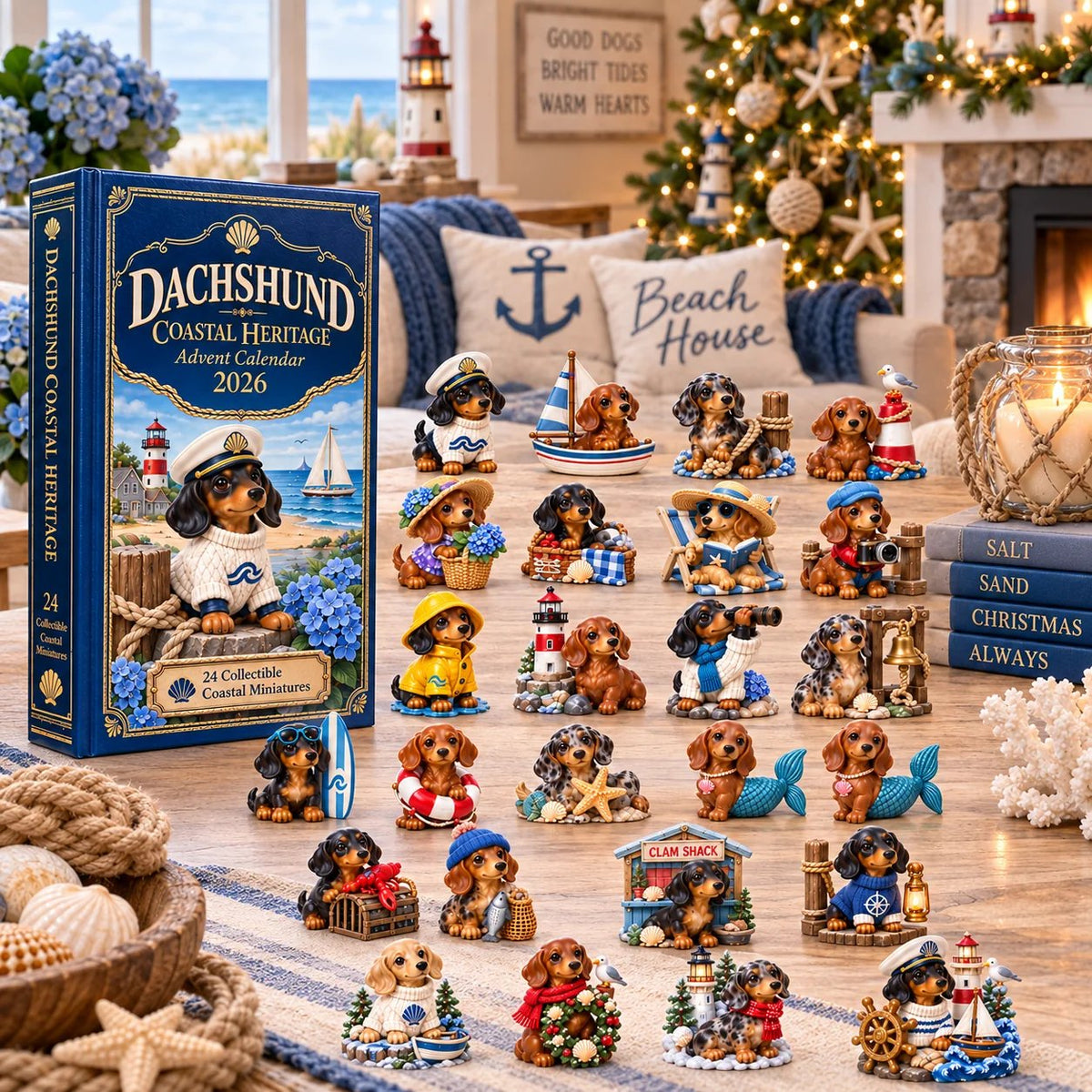 🌭 Ride the Coastal Waves: 24 Days by the Sea — Dachshund Coastal Heritage Advent Calendar 2026