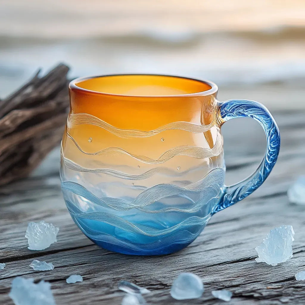 Vivifygrow — Sea Glass Wave Mug — product image 2