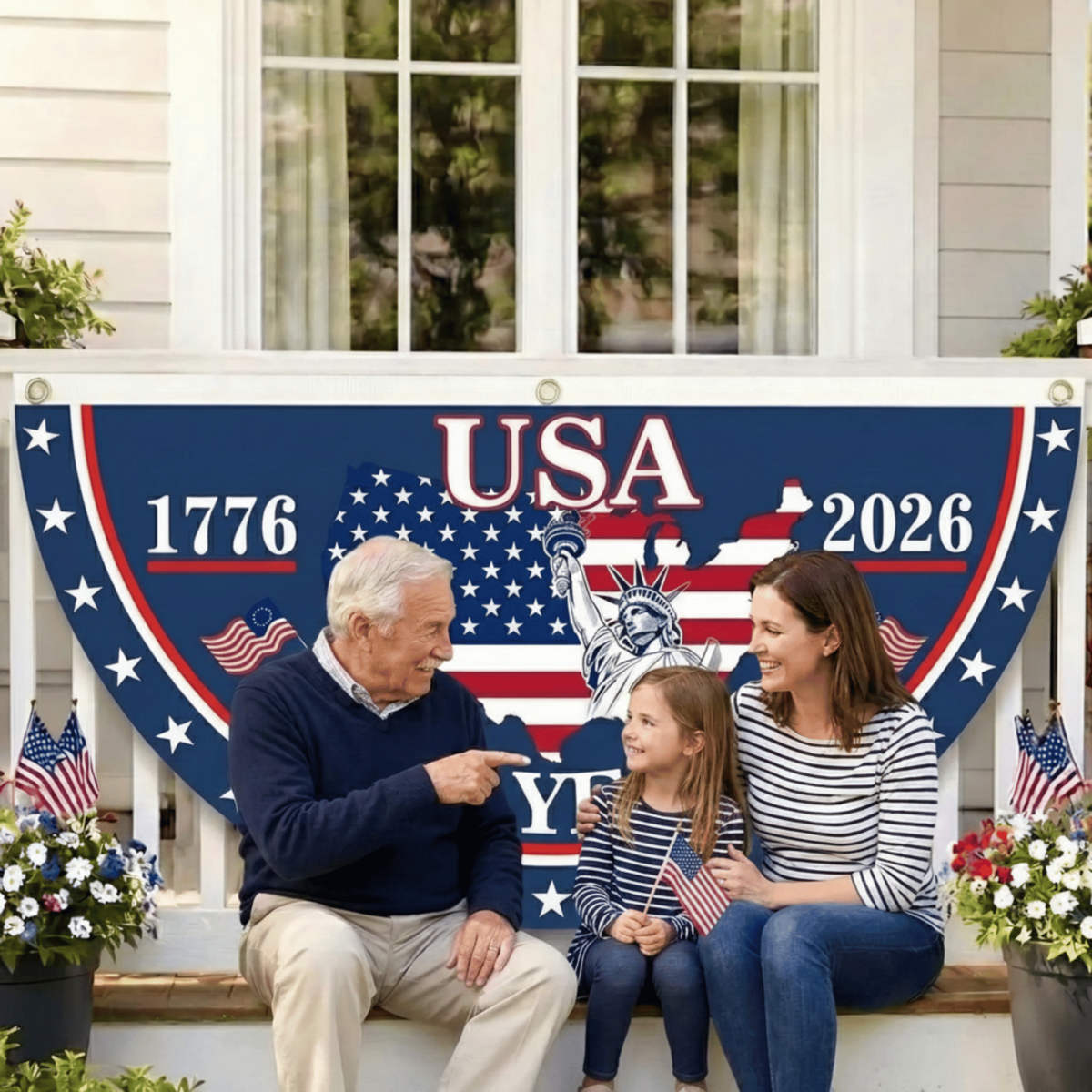 Vivifygrow — 250th Anniversary USA Fan Flag — product image 3