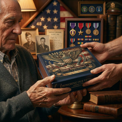 Vivifygrow — 9-Piece USA 250th Anniversary Commemorative Coin Gift Set — A Patriotic Gift for Veterans & Collectors — product image 4