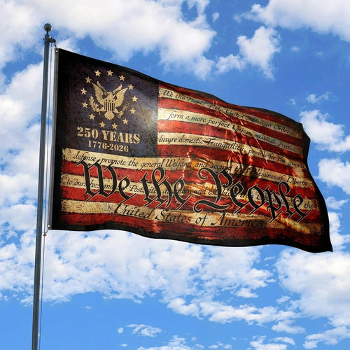 Vivifygrow — 🇺🇸 "We The People" 250th Anniversary Vintage American Flag (1776-2026) — product image 1