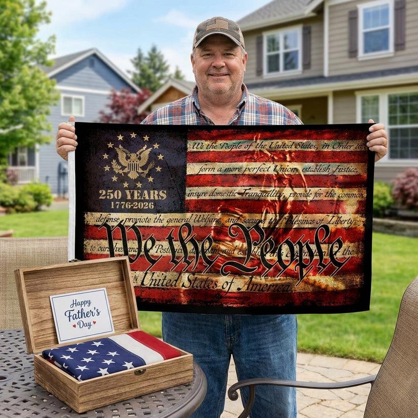 Vivifygrow — 🇺🇸 "We The People" 250th Anniversary Vintage American Flag (1776-2026) — product image 5