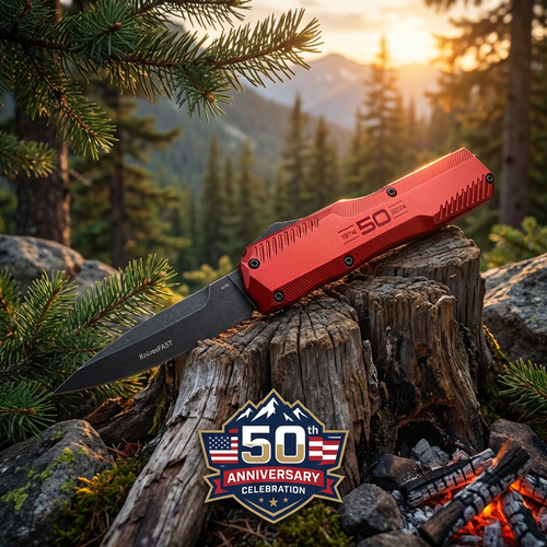Vivifygrow — 9000R Matt Diskin OTF Automatic Knife — 50th Anniversary Edition — product image 1