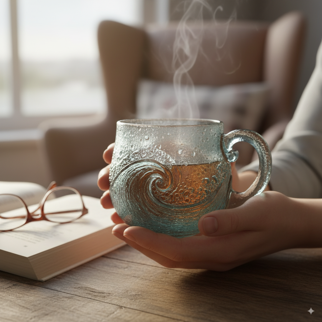 Vivifygrow — Sea Glass Wave Mug — product image 5