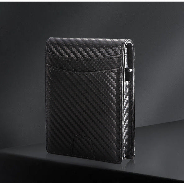 Slim Leather RFID Pop-Up Wallet with Cash Pocket (2026 Edition)