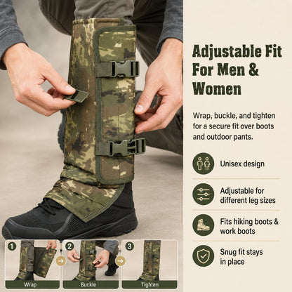 🌿 Snake-Resistant Outdoor Leg Gaiters