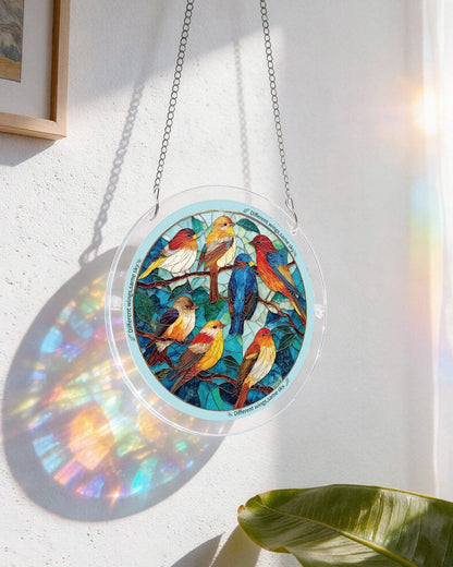 Vivifygrow — Acrylic Jigsaw Puzzle Suncatcher - Glowing Feather Haven — product image 8