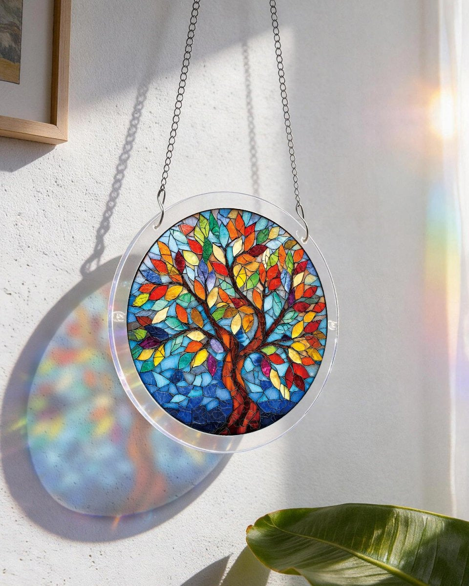Vivifygrow — Acrylic Jigsaw Puzzle Suncatcher - Tree of Radiant Glass — product image 3