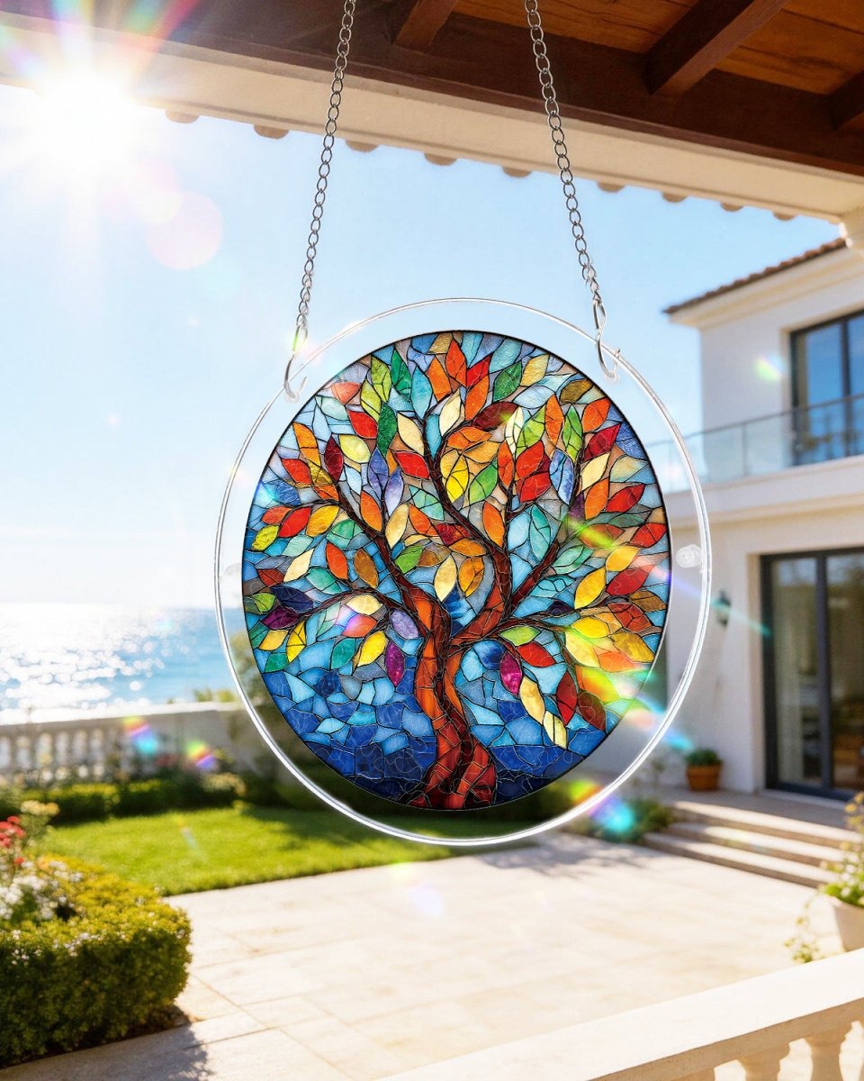 Vivifygrow — Acrylic Jigsaw Puzzle Suncatcher - Tree of Radiant Glass — product image 1