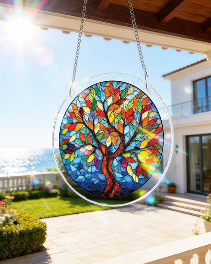 Vivifygrow — Acrylic Jigsaw Puzzle Suncatcher - Tree of Radiant Glass — product image 1