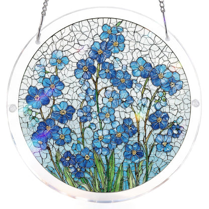 Vivifygrow — Acrylic Jigsaw Puzzle Suncatcher - Azure Bloom Whisper — product image 6