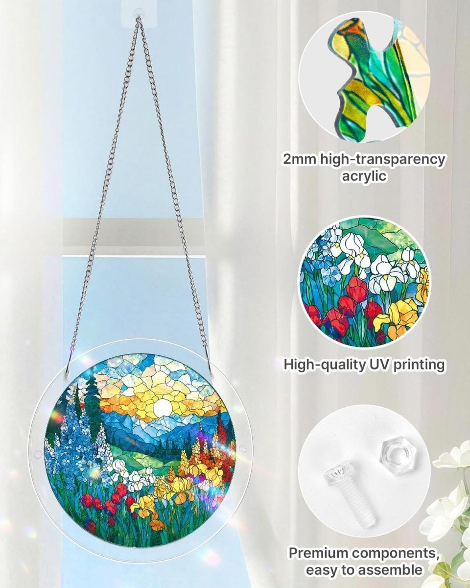 Vivifygrow — Acrylic Jigsaw Puzzle Suncatcher - Dawn Blossom Sea — product image 4