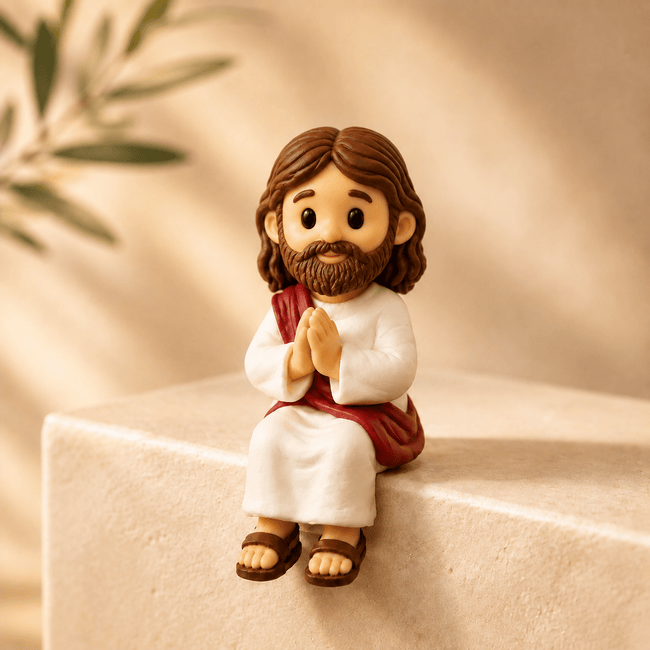🎁LAST DAY 50% OFF- ✝️🙏 Jesus Shelf Sitter Figurines – 5 Meaningful Poses ❤️ Christian Faith Desk & Shelf Décor 🎁