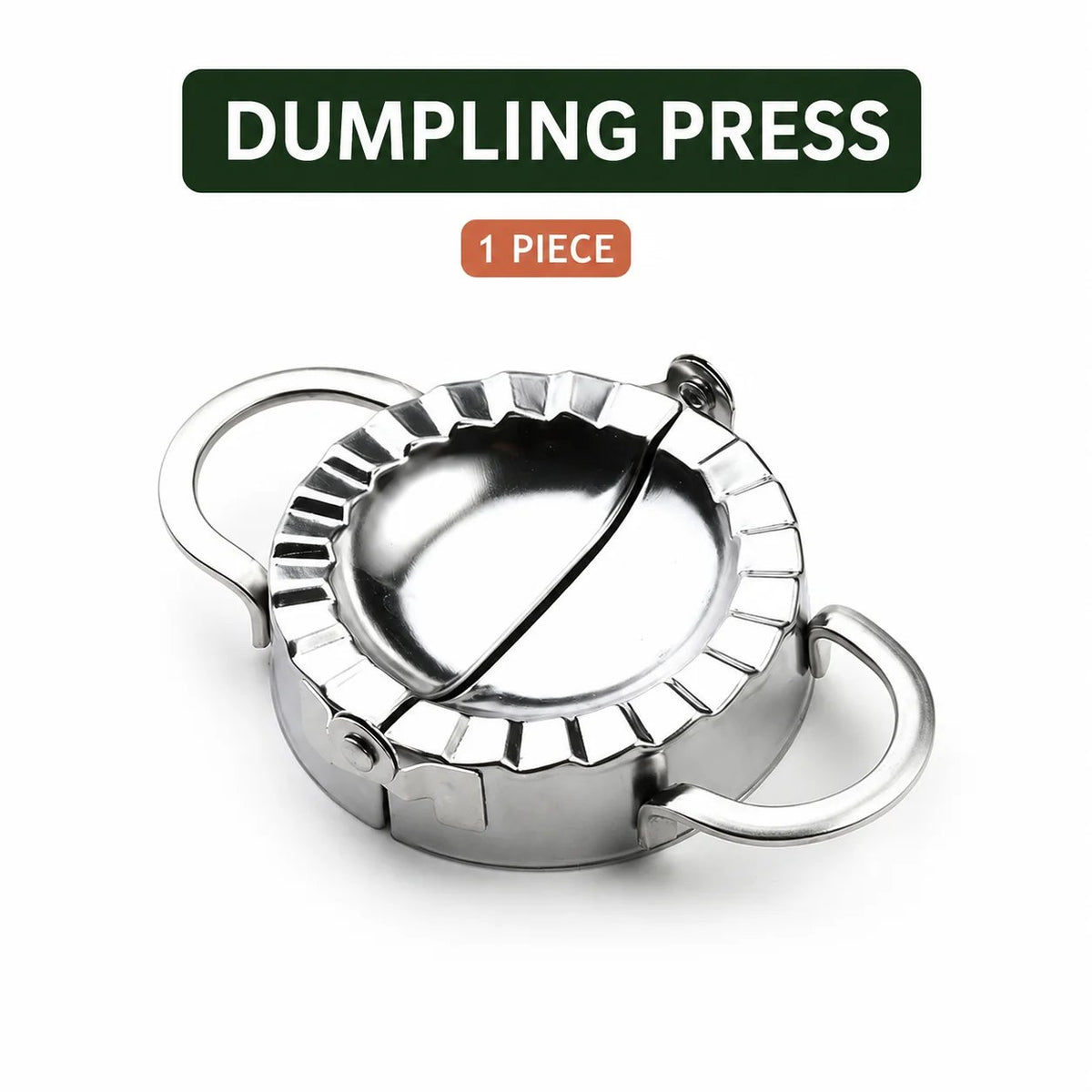 🥟 Stainless Steel Dumpling Maker & Dough Cutter Set – Roll, Fill, Press & Seal with Ease