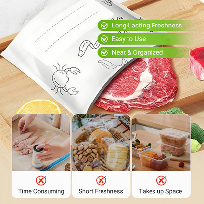 🔥Global bestseller🍗Reusable Aluminum Foil Sealable Storage Bags🥦