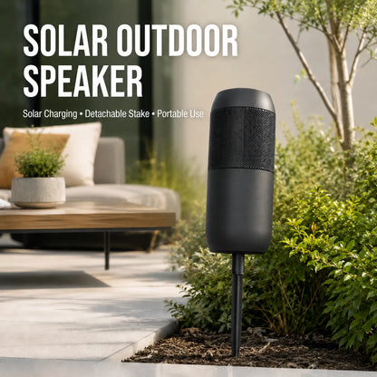 ☀️🎵 Solar Bluetooth Speaker — Power Up with Sunshine & Take Your Music Anywhere!