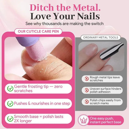 3-in-1 Ceramic Cuticle Oil Pusher Pen