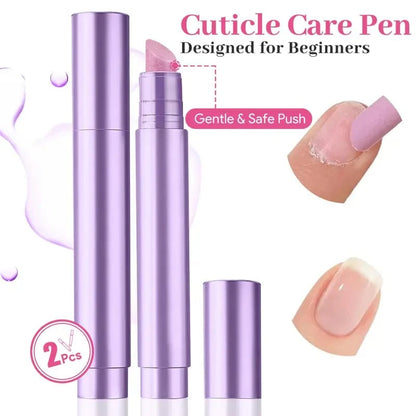 3-in-1 Ceramic Cuticle Oil Pusher Pen