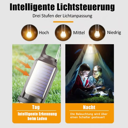 USB & Solar Rechargeable LED Camping Lantern