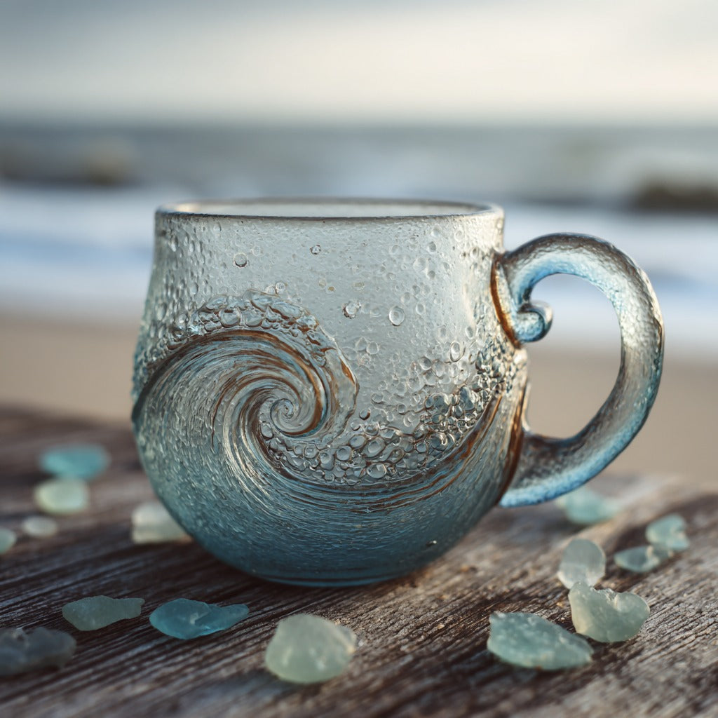 Vivifygrow — Sea Glass Wave Mug — product image 1