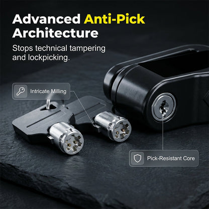 110dB Motorcycle Disc Brake Alarm Lock – 6mm Pin