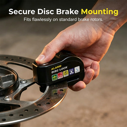 110dB Motorcycle Disc Brake Alarm Lock – 6mm Pin